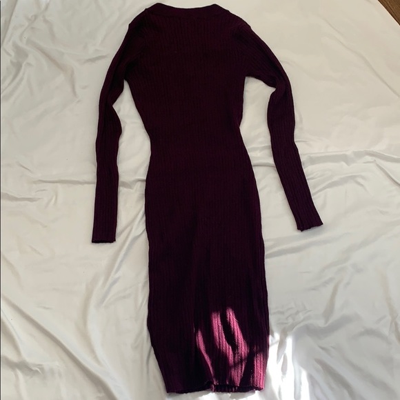 Charlotte Russe purple sweater dress - Picture 4 of 5